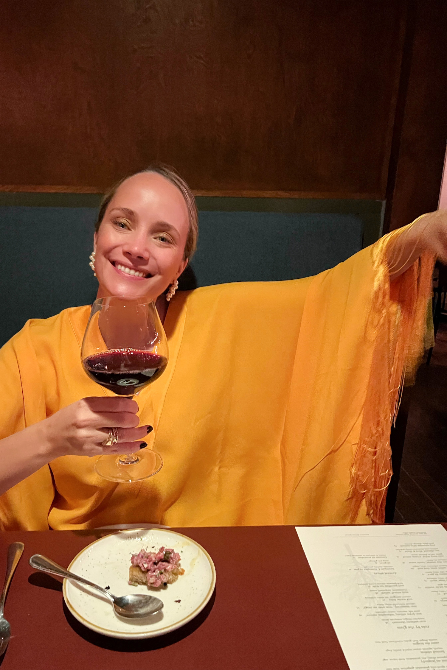 Taller Marmo Dress Grace wearing Taller Marmo Dress