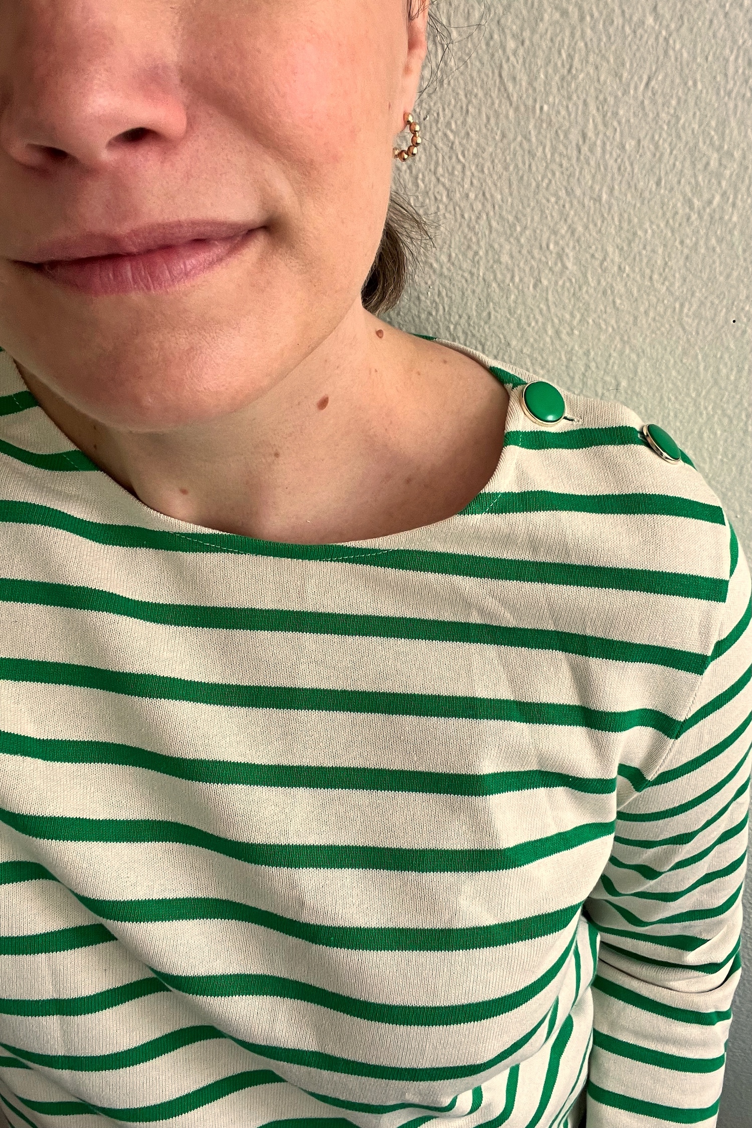Green stripe COS Tee Green stripe COS Tee