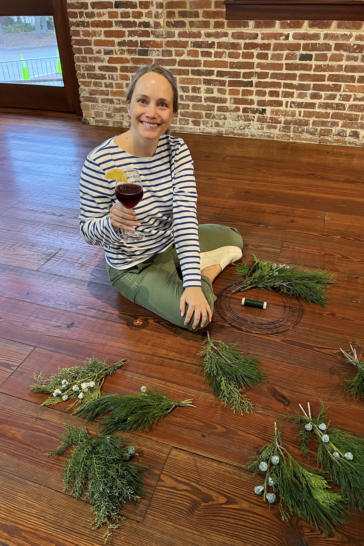 wreath making class with my mom wreath making class with my mom