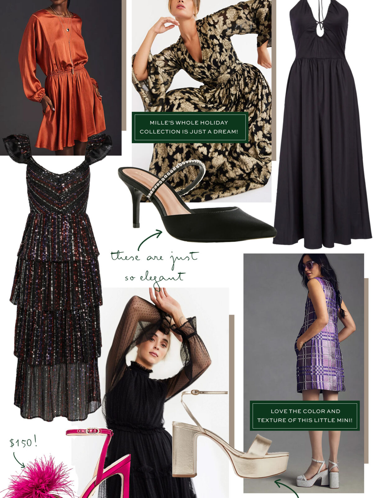 Fall Party Dress + Shoe Edit