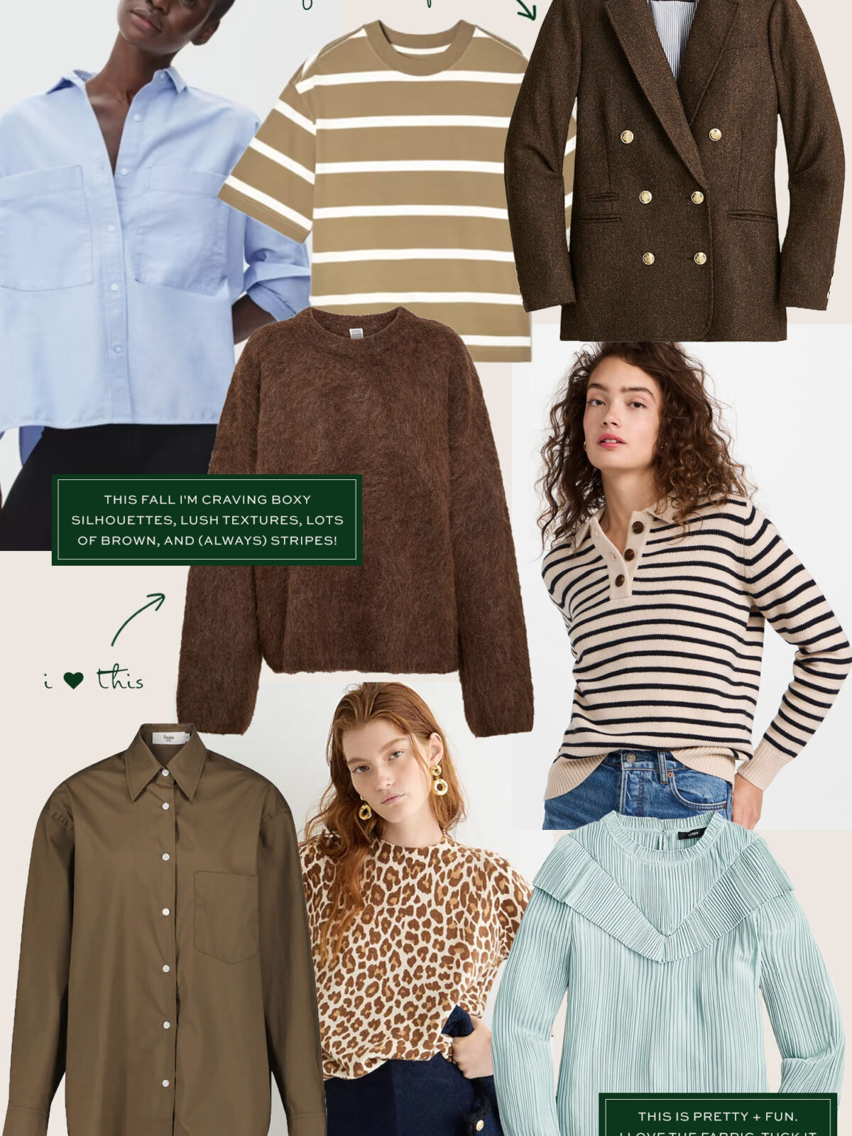 Fall Tops, Sweaters, + Jackets