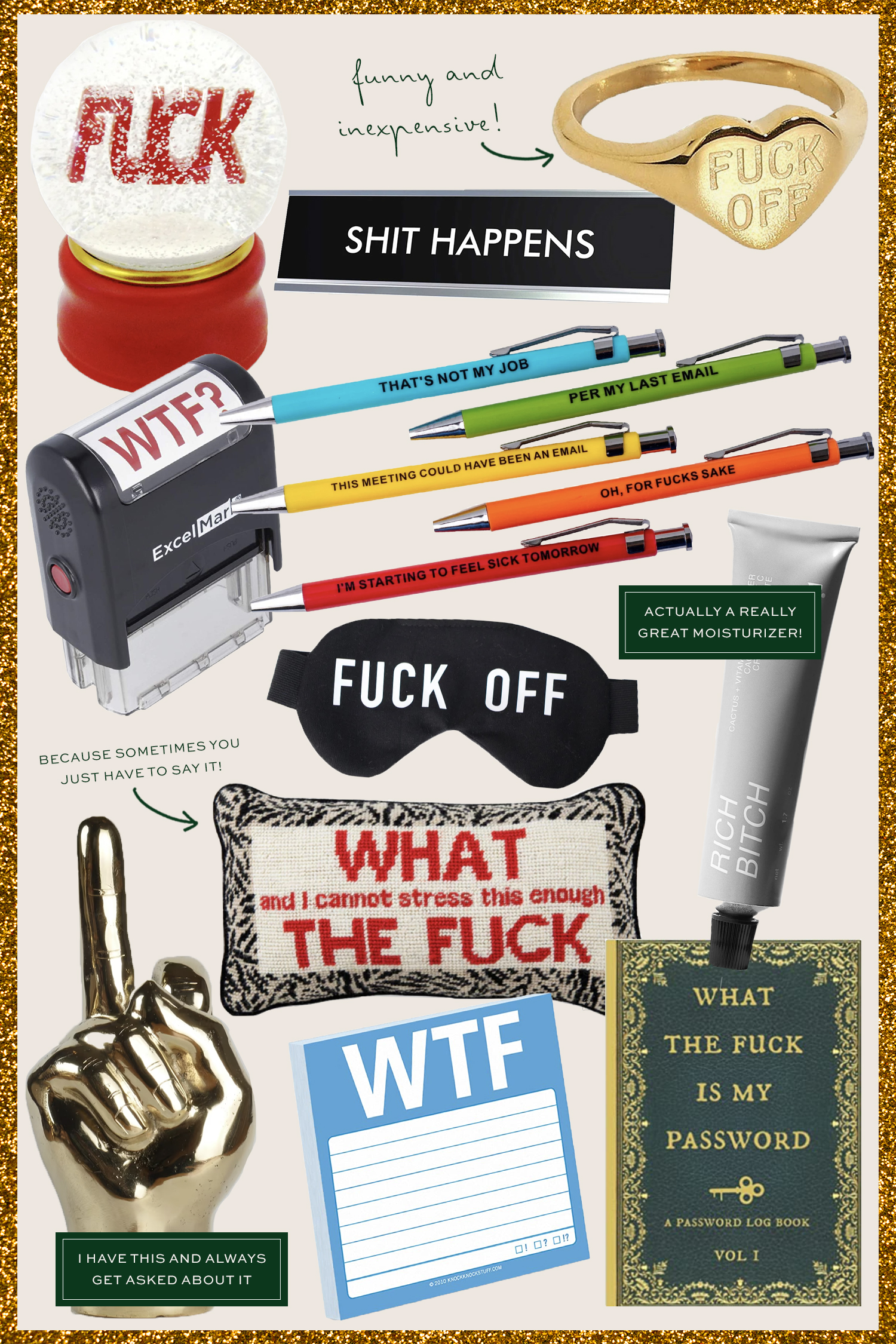 F*ck It gifts Gift Guide: F*ck It