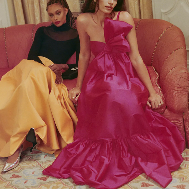 Anthropologie Pink Gown