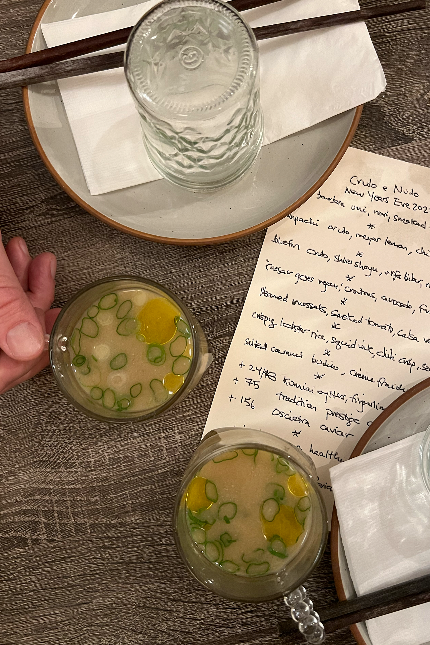 Crudo e Nudo drinks Crudo e Nudo drinks