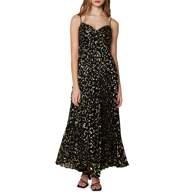 black & gold maxi