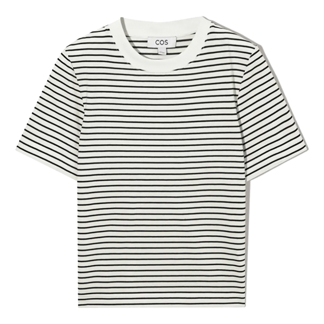 COS Black & White Heavy Tee