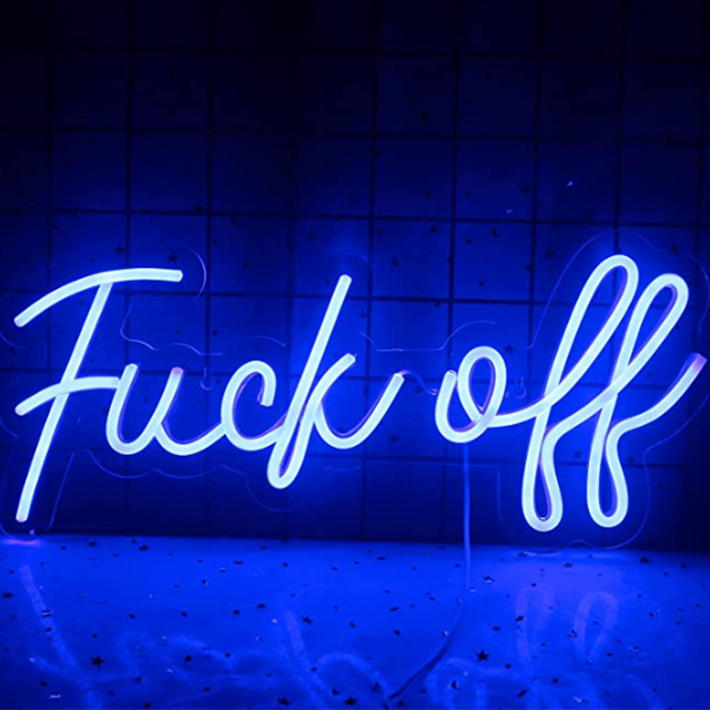 Fuck Off Neon Sign