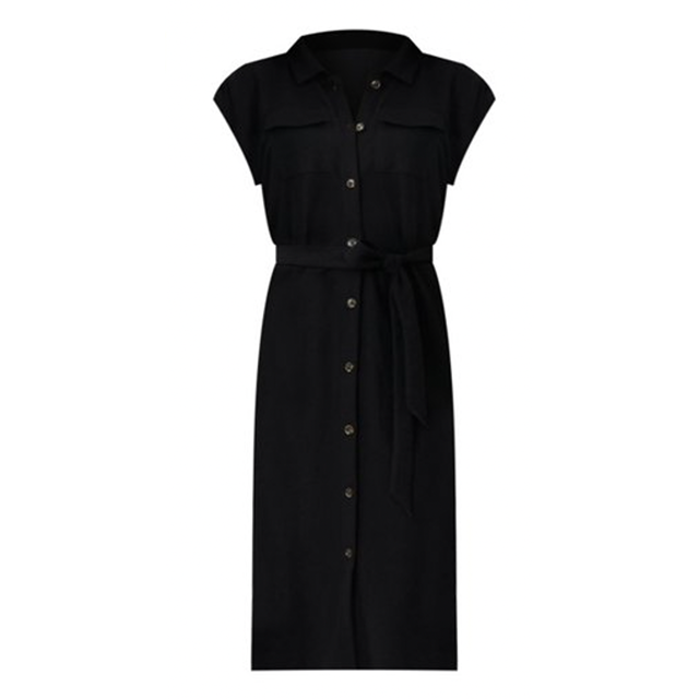 little black shirt dress