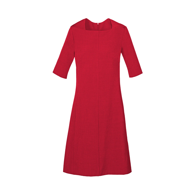 red shift dress